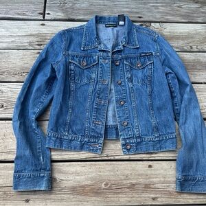 Retro DKNY Jeans Sport Blue Denim Jacket, Size M